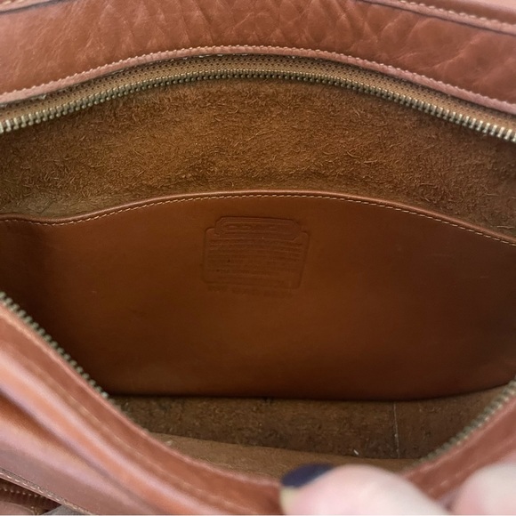 Vintage Coach British tan leather Taft shoulder bag - Picture 13 of 16